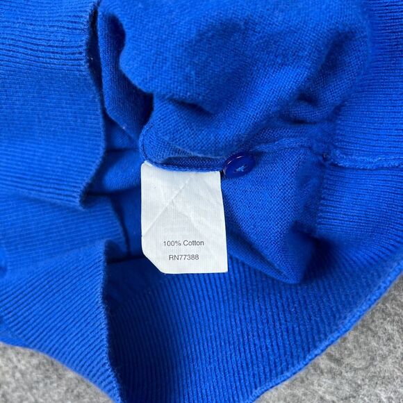 J Crew Sweater Womens Small Blue Clare Cardigan Button Up Long Sleeve Cotton - Picture 9 of 11